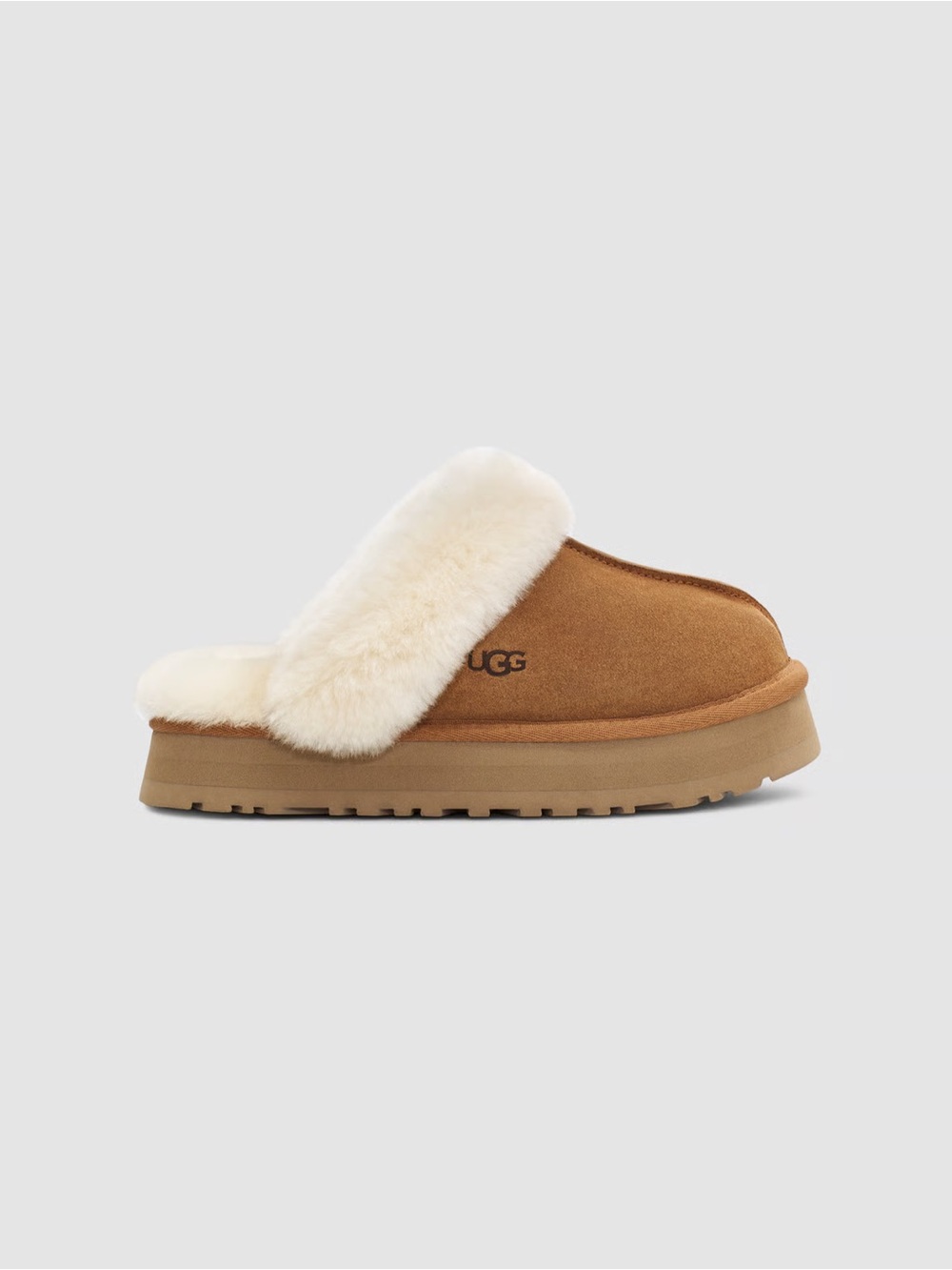 UGG Brown Shearling Slide